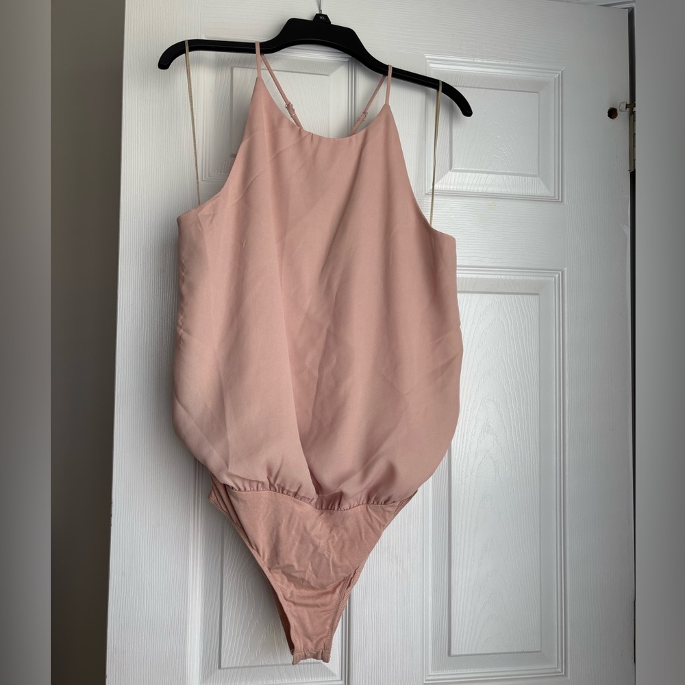 Tan Sleeveless Bodysuit NWOT